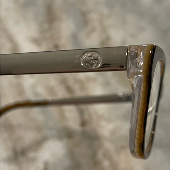 GUCCI eyeglass frame, model GG3678 4WJ, with matching case - Picture 4 of 9